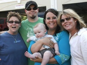 (L-R): Bonnie Baker, Chris Tompkins, Hayes Tompkins, Jessica Tompkins, Deanna Bryant