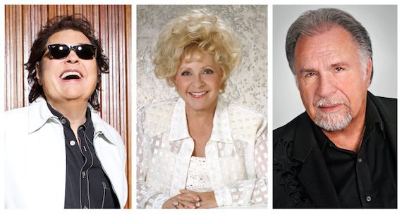 Pictured (L-R): Ronnie Milsap, Brenda Lee,