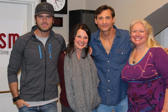 Pictured (L-R): Chuck Wicks, Nan Kelley, Wade Hayes, Devon O'Day