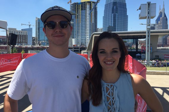 Pictured (L-R): BMI’s Josh Tomlinson and Lacy Green.