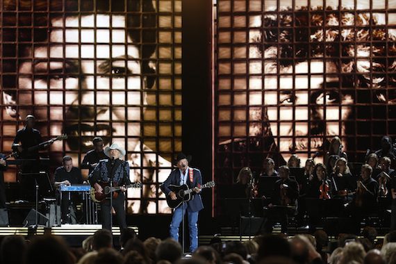 Alan Jackson and George Strait perform “Remember When” and “Troubadour” at “The 50th Annual CMA Awards,” live Wednesday, Nov. 2 at Bridgestone Arena in Nashville and broadcast on the ABC Television Network.