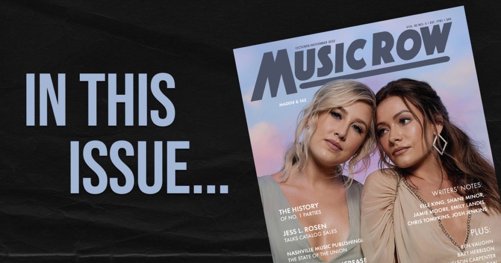 MusicRow's Publisher Issue Features 'State Of The Union' Panel, A Look ...